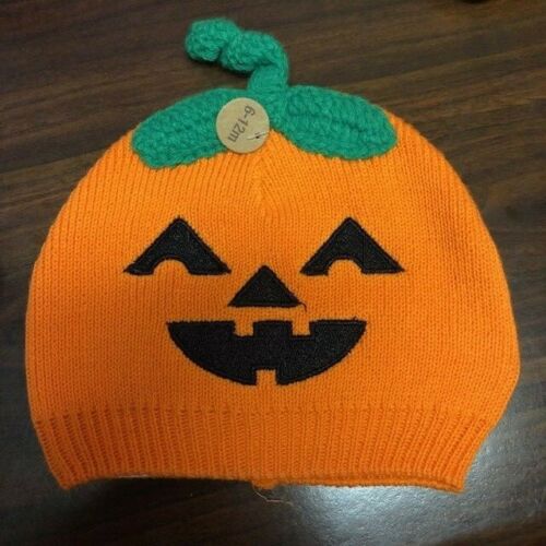 So'dorable baby Knit Hat Pumpkin Jack O Lantern 6-12m - Picture 1 of 1