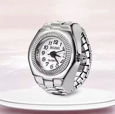Ring Watch New Hot Selling Creative Alloy Shell Finger Circular Dial Couple Men