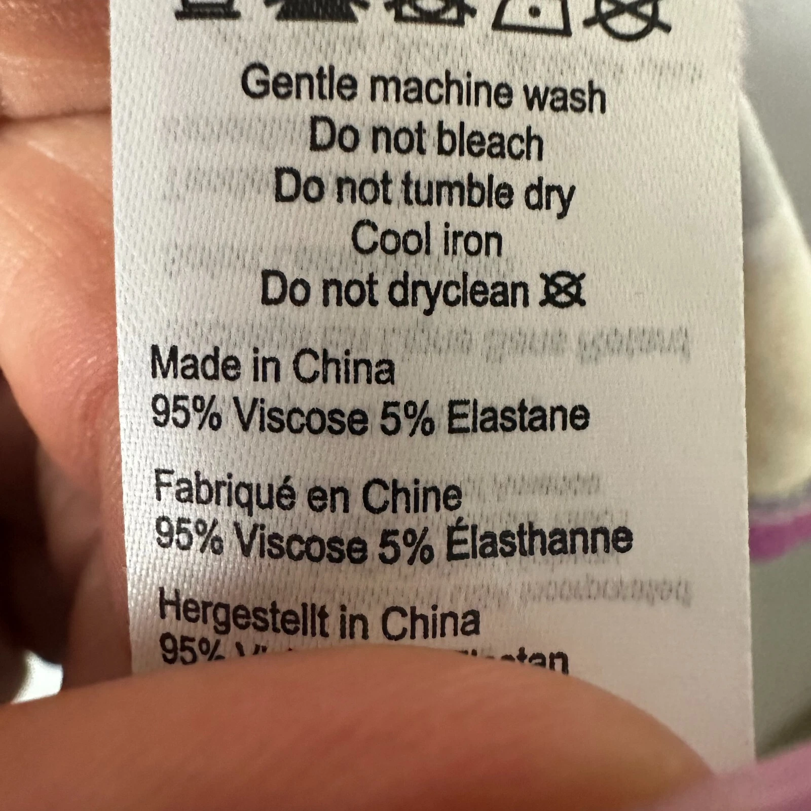 VETEMENTS Abito Avenue tg 26 28 acquerello righe manica corta tunica colorato primavera nuovo con etichette