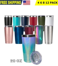 Bulk 20oz Stainless Steel  Tumbler  Slider Lid Double Wall Vacuum Insulated