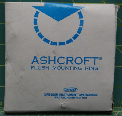 Ashcroft Flush Mounting Ring, Size 3-1/2'', Catalog No. 3-1/2-1278