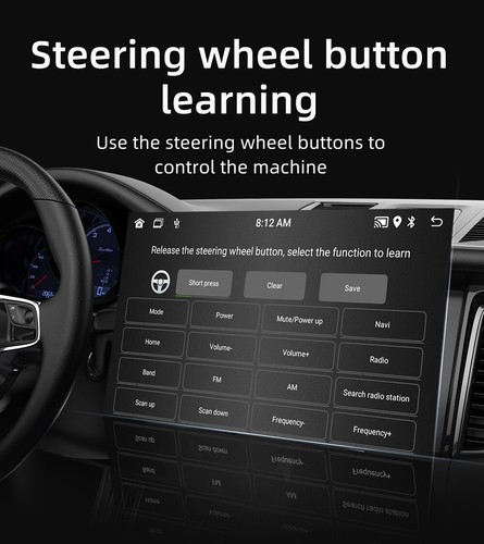 8" Android 13 Double 2-Din 32GB GPS Navi WiFi Radio Mirror cellphone CarPlay Kit - Picture 14 of 19
