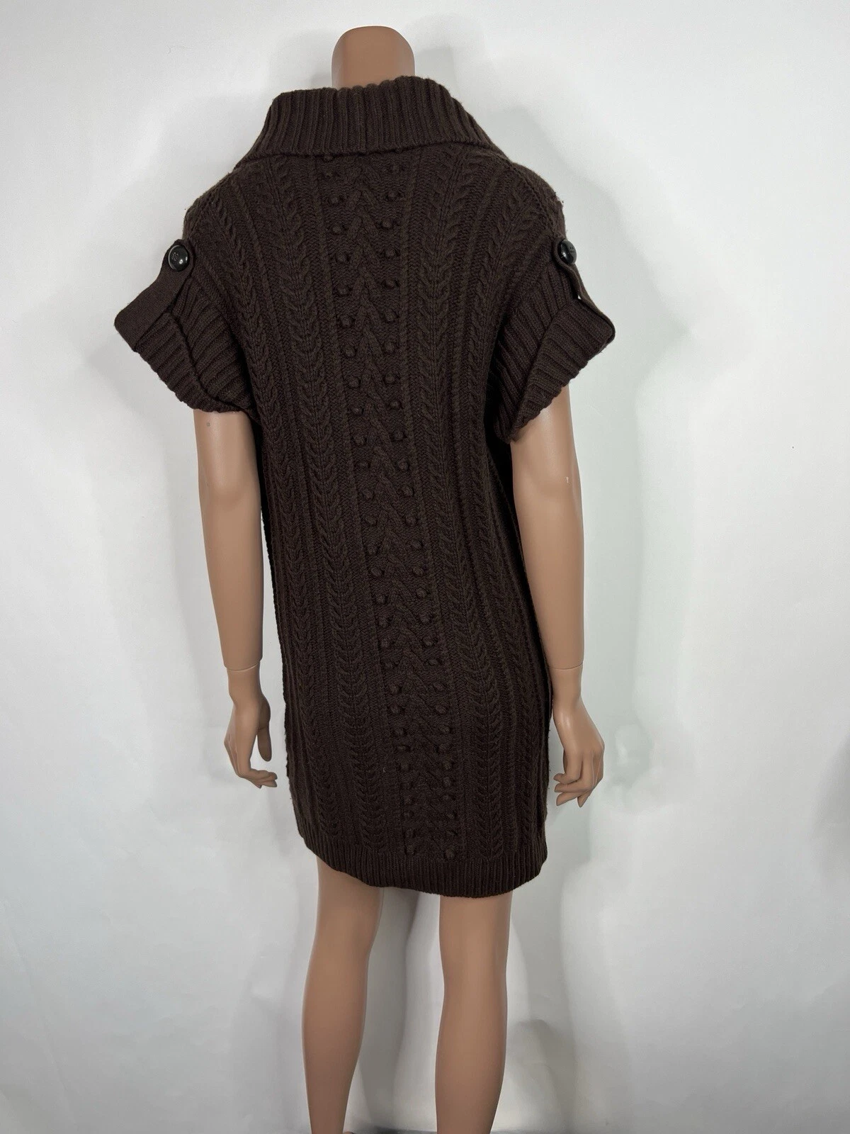 Abito maglione marrone vintage Alexander McQueen C.AW2008 XS