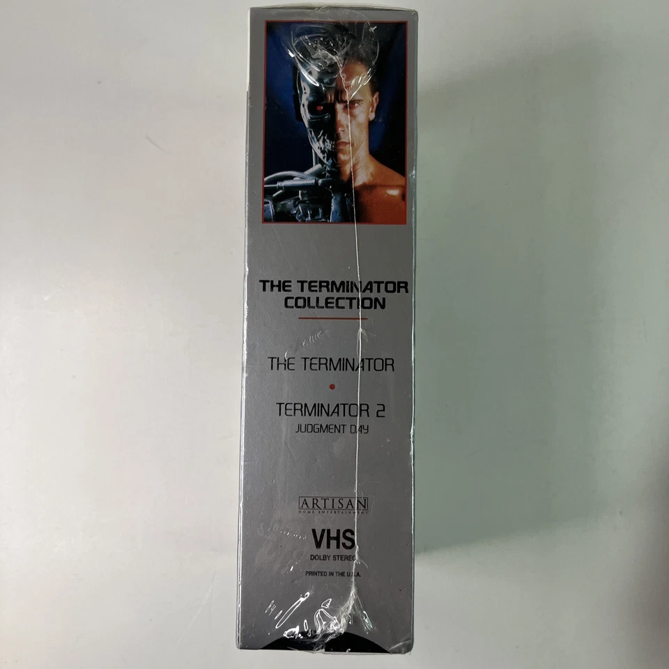 The Terminator Collection VHS Double Tapes Box Set Factory Sealed 2002 - Image 4 of 4
