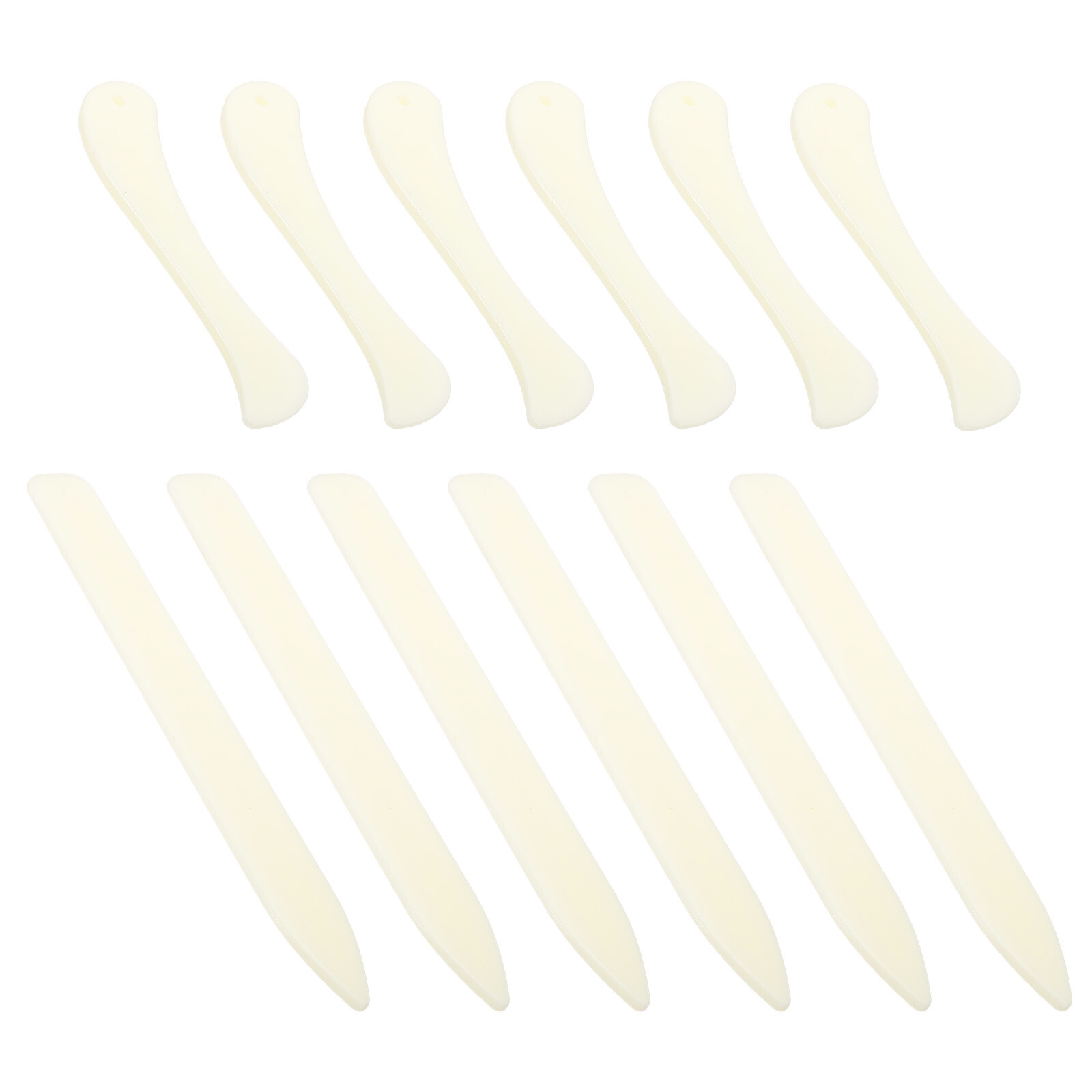 Stained Glass Burnisher, 10 Pcs Stained Glass Tools Plastic Flat Foiler Holder