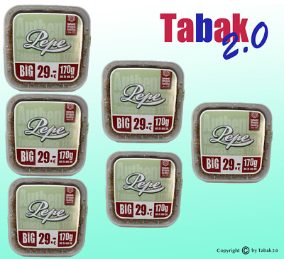 Pepe  Bright Green  Volumentabak 170g Tabak Dose