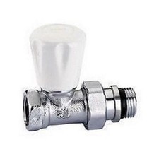 412402 1/2 Valvola manuale per radiatori, attacchi diritti CALEFFI