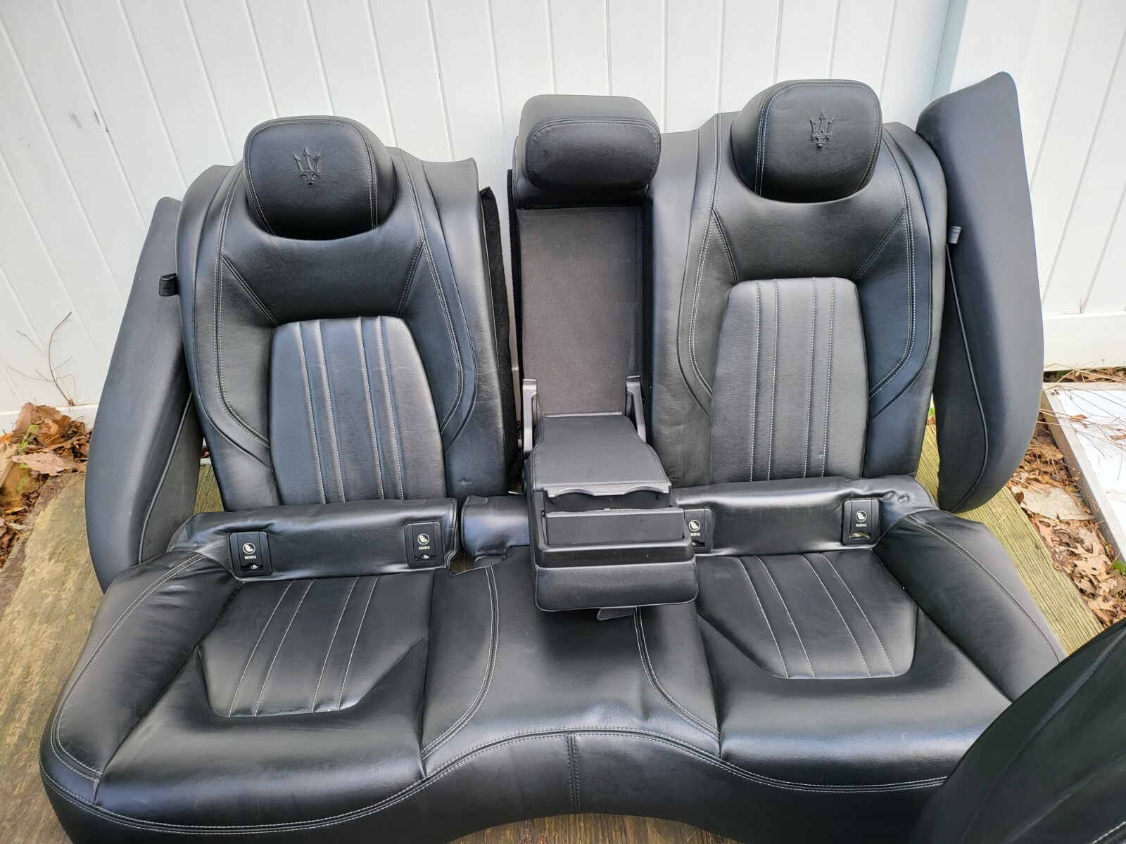 2014-2017 MASERATI GHIBLI FRONT & REAR SEAT ASSEMBLY LEATHER BLACK SET OEM