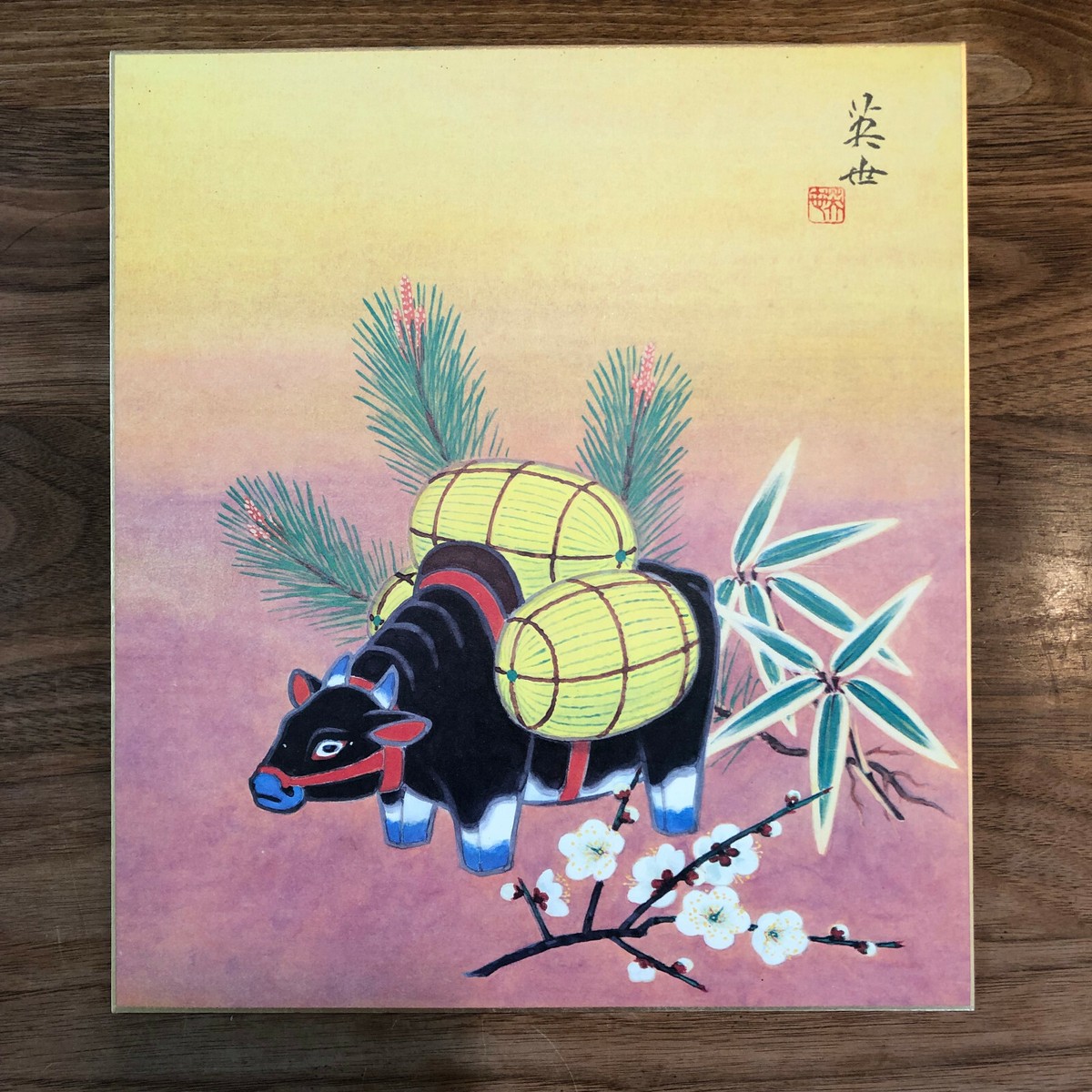 油絵　アート 夜明け」（sunrise） 足立慎治（Shinji Adachi） oil painting