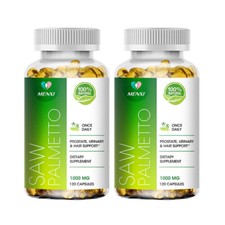 Saw Palmetto Extract 1000mg Prostate Supplement Urinary Men Health 240 Capsules