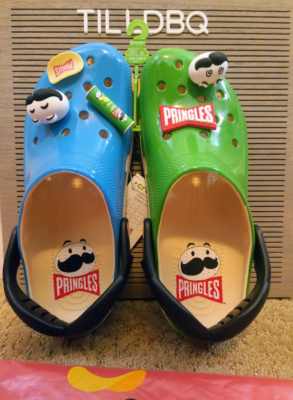 Pringles x Crocs Classic Clog - Red / Orange & Blue / Green