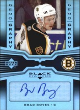 2005-06 Black Diamond Gemography #GBB Brad Boyes Auto - NM-MT
