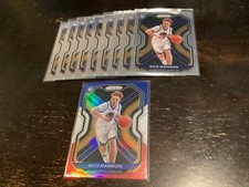 Nico mannion rc 10 card  mixed lot 🔥🔥2020-21 prizm + Red white blue,RWB ref