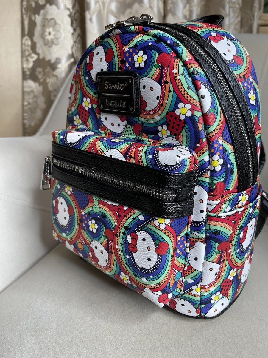 Rainbow mini backpack sale