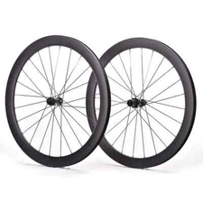 700C Disc Brake Carbon Road Racing Bike Wheelset Center Lock 36T Ratchet  Hub