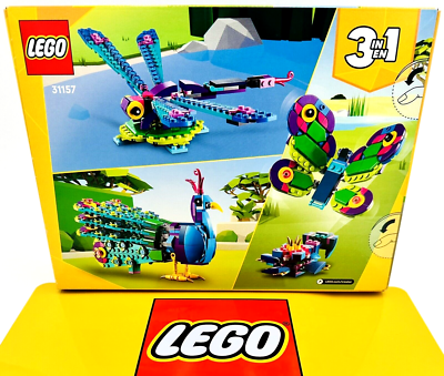 Lego Creator Exotic Peacock 31157 673419393614 | eBay