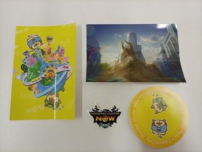 Monster Hunter NOW Sticker/Postcard/Coaster Set  Colorful Character Design,