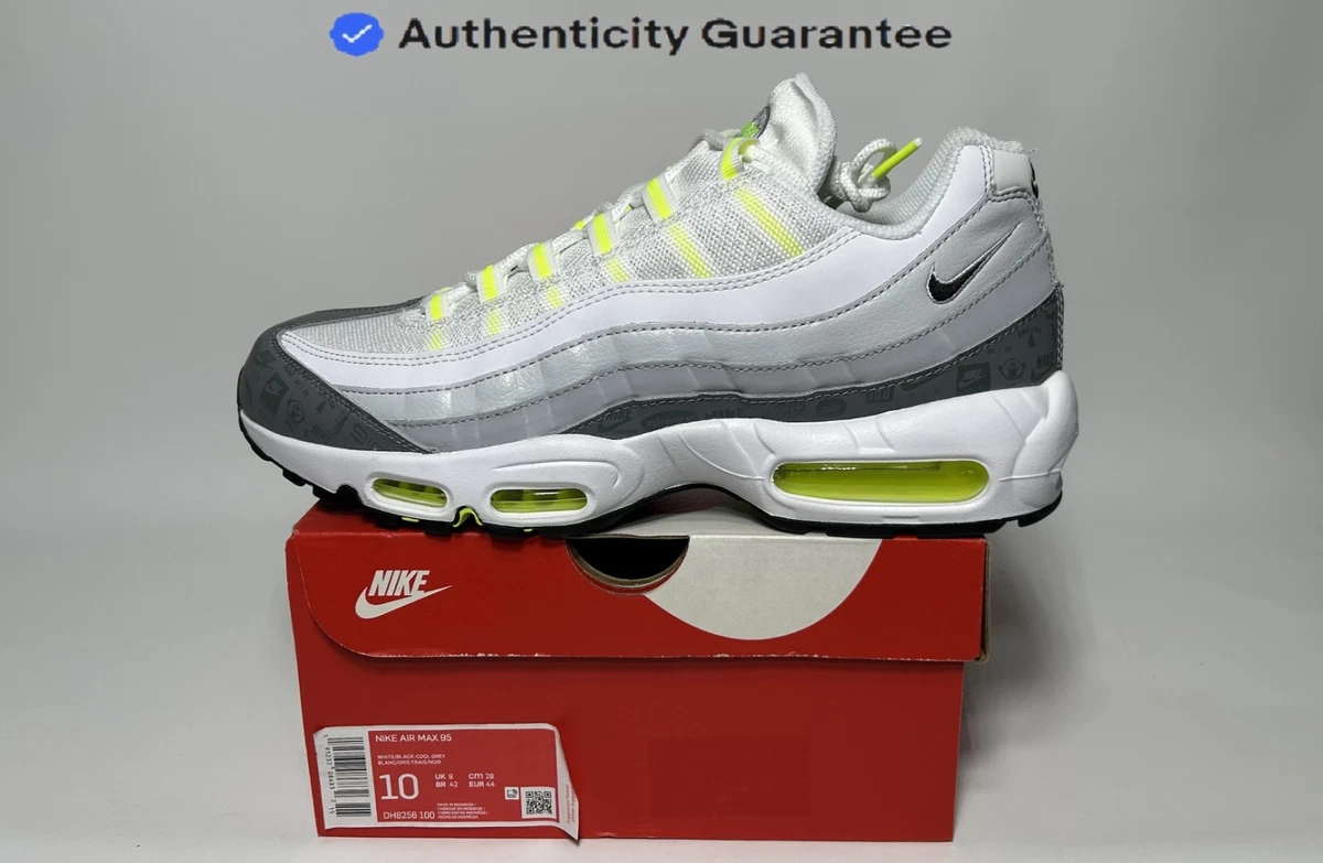 Preços baixos em Nike Air Max 95 Logos Pack - White Neon | eBay