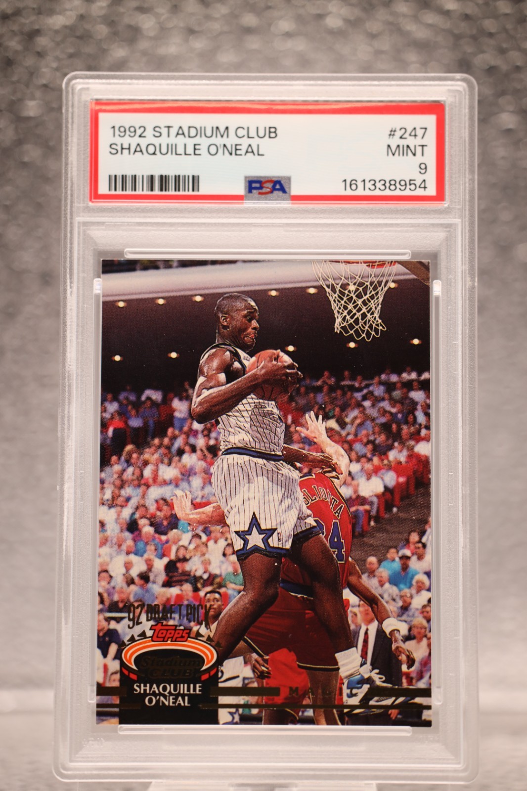1992 Topps Stadium Club Shaquille O'Neal RC #247 PSA 9 MINT