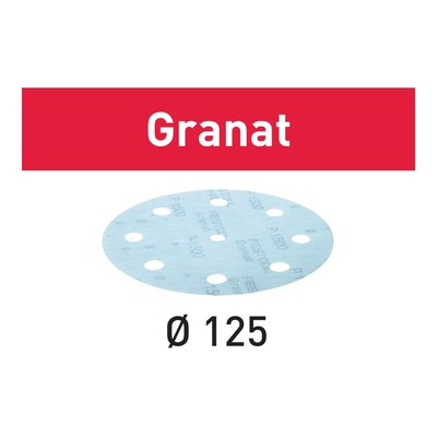 Festool Schleifscheiben STF D125 P1200 GR Granat 50 Stk