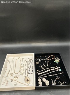 35 Piece 925 Sterling Silver Jewelry Lot 242.50g