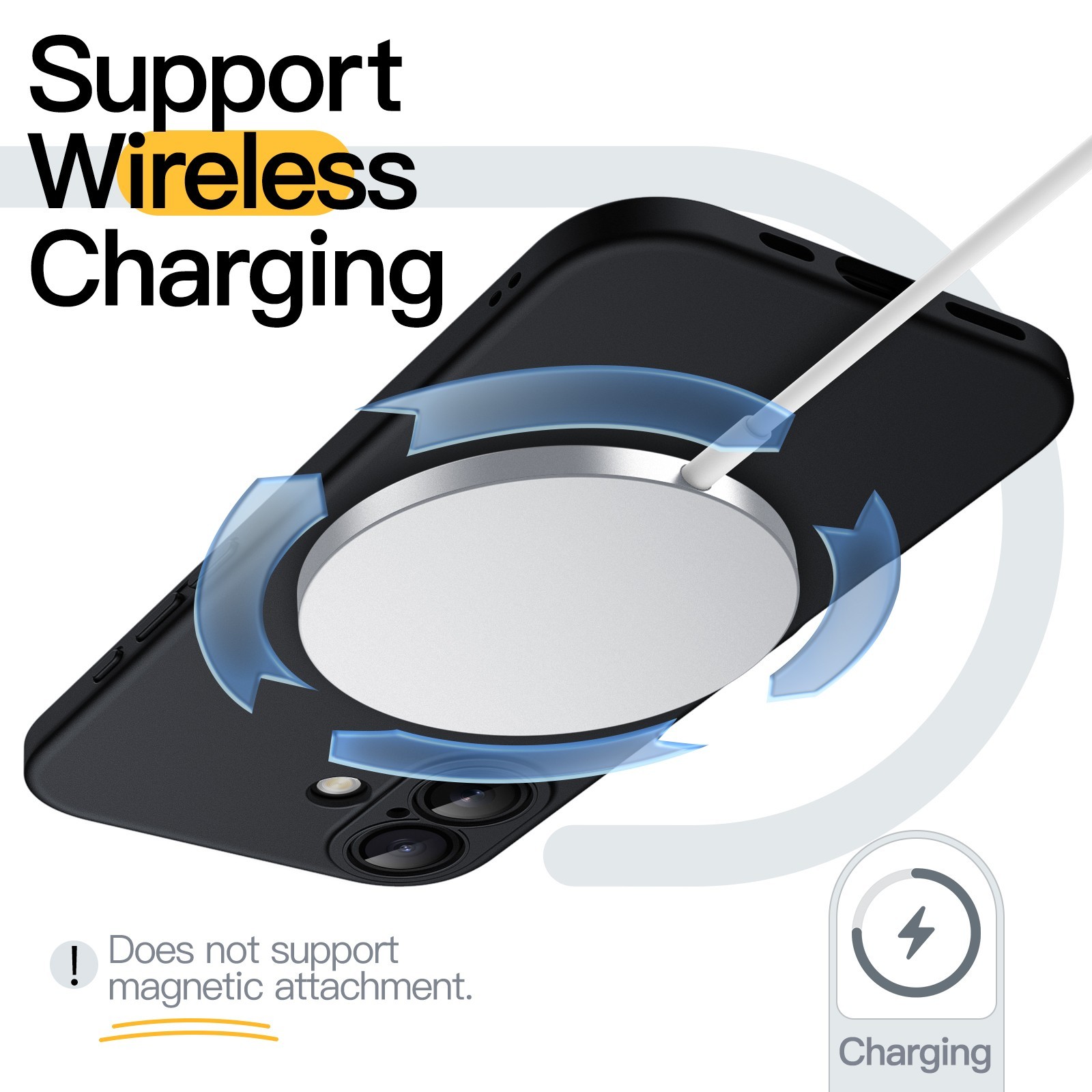 JETech Case for iPhone 17 6.3-Inch, Camera Lens Full Protection, Soft TPU Cover