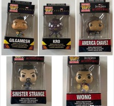 Funko Pop Llavero Bolsillo Pop Lote Nuevo en Caja Marvel Eternals & Dr Strange 7 Pops Total!