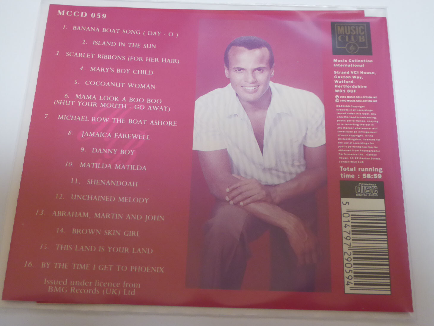 Harry Belafonte - HARRY BELAFONTE : The Very Best Of CD (N/A) FREE SHIPPING