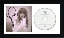 Taylor Swift signed 2024 The Tortured Poet Department Art Card CD FRAMED Beckett
