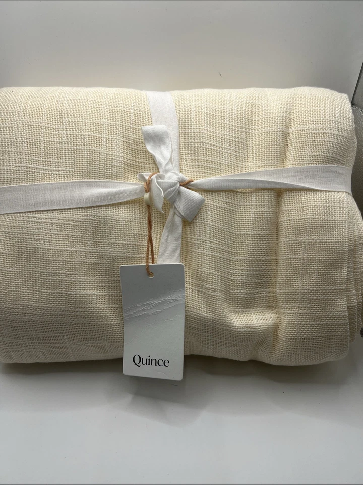 Par de Cortinas para Sala de Linho Europeia Quince Home (?Cor Areia) 48X96 - Imagem 2 de 4