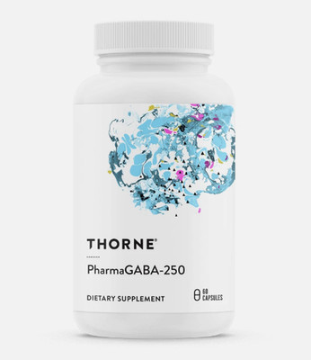 NWT Thorne PharmaGABA-250 Dietary Supplements 60 Capsules EXP 01/27 GP