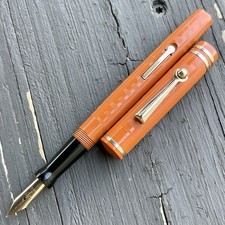Wahl Eversharp Fountain Pen, RHR Greek Key, 14k Fine Semi-Flex Nib, Restored