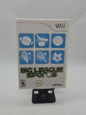 BIG LEAGUE SPORTS WII NINTENDO WII GAME Cib Complete Near Mint Uncommon Rare