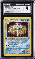 Misty's Tentacruel 010/132 Gym Heroes Holo Rare 1st Edition