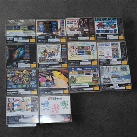 [With obi strip] Sega Saturn software 14-game set