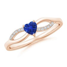 Blue Sapphire Stone Solitaire Statement Mothers Gift Boho Ring 925 Silver