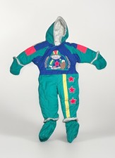 RARE Vintage Toddler Kids London Fog Football Star Snowsuit Size 24 months 2T