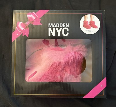 Madden NYC Girls Faux Fur Snow Boots size 11-12