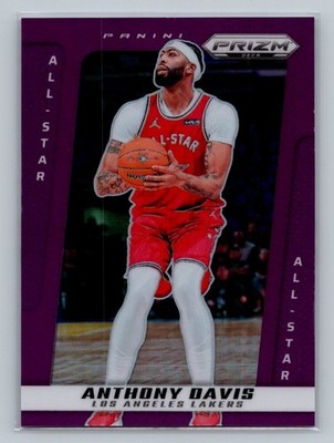 2024-25 Panini Prizm Deca Anthony Davis Purple #39/99 #256 Lakers