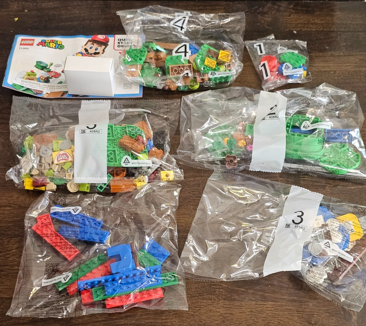 LEGO Super Mario Adventures with Mario Starter Course 71360 Sealed Bags ...
