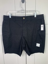 NWT Old Navy Everyday Shorts Size 12 Black 7 In Bermuda Chino