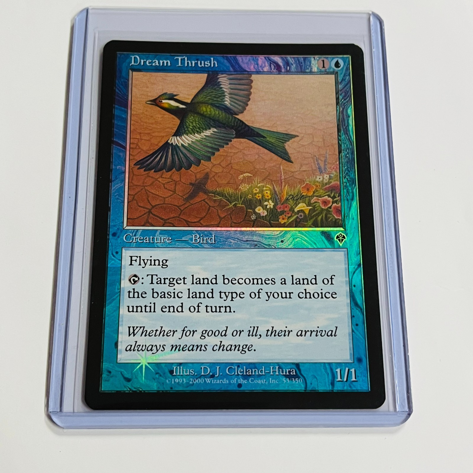 2000 Magic: The Gathering INVASION Dream Thrush FOIL 53/350 NM