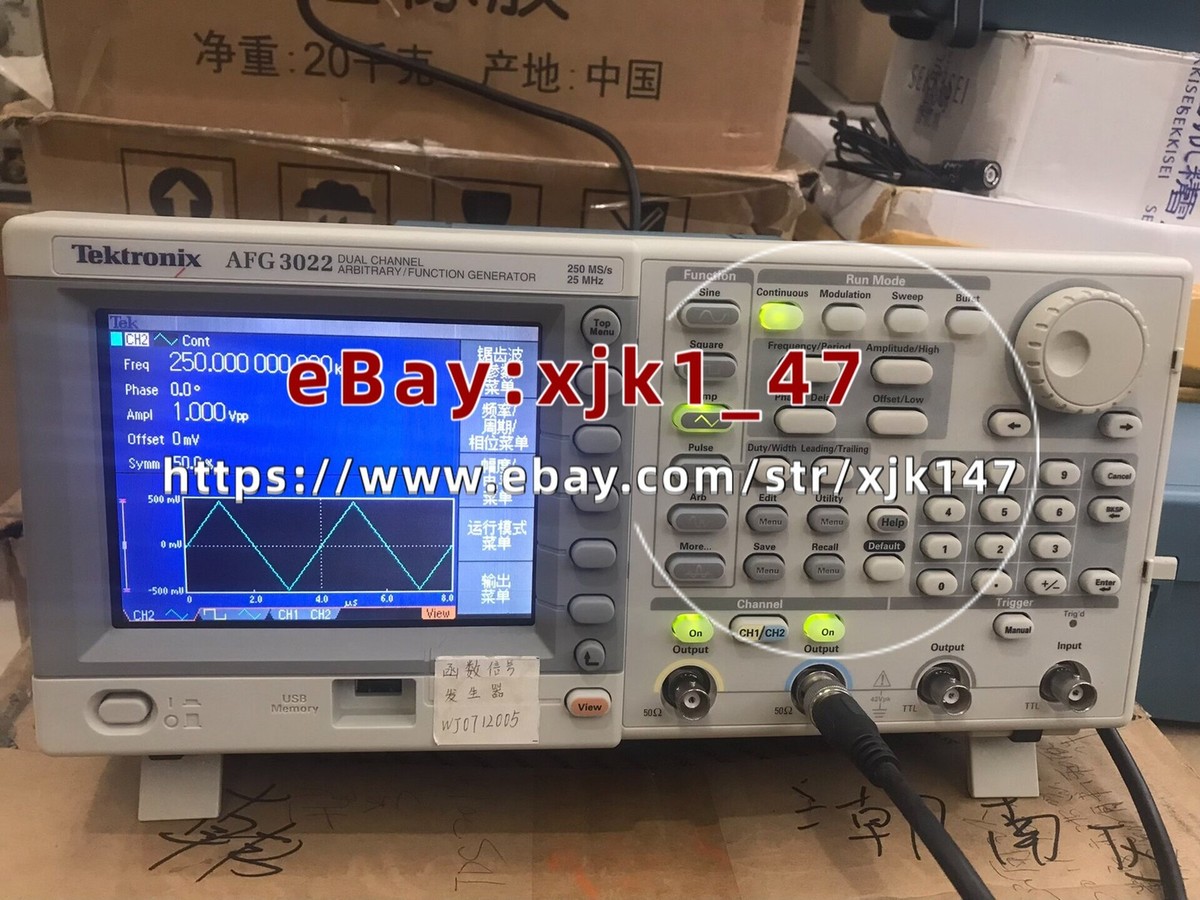 TEKTRONIX AFG3022 DUAL CHANNEL ARBITRARY/FUNCTION GENERATOR | eBay