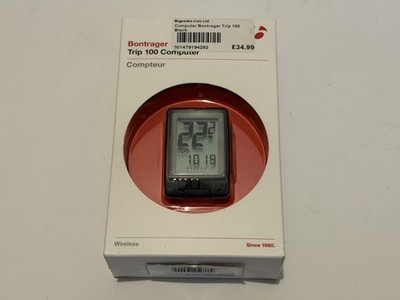 Bontrager Trip 100 Fahrradcomputer - Grau - ungeöffnet noch versiegelt