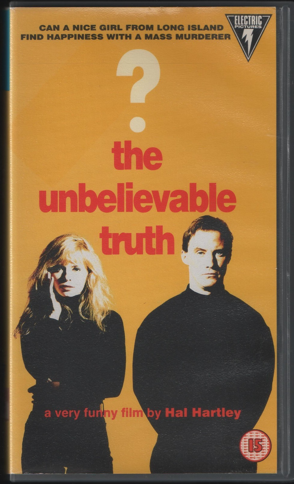 The Unbelievable Truth (1989) (Electric Pictures VHS) Hal Hartley comedy-drama