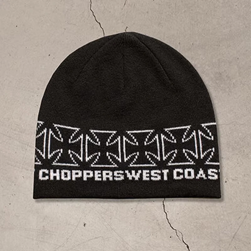 West Coast Choppers Beanie One Size Black Y2K Biker Skull Cap Hat
Opens in a new window or tab