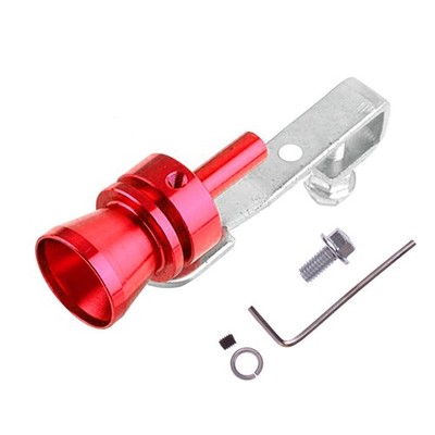 Universal Turbo Sound Whistle Exhaust Pipe Aluminum Car Motorcycle Accessories