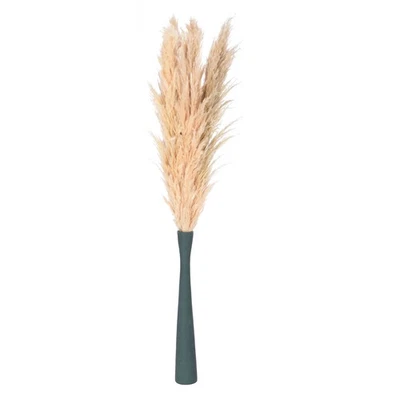 10 Tallos Decoración de Hierba Pampeana Alta, 45 Pulgadas Grande Hierba Pampeana Artificial, Beige - Imagen 1 de 4