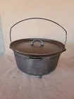 Vintage No. 10 Griswold Cast Iron Tite Top 3 Footed Dutch Oven 310 With Lid