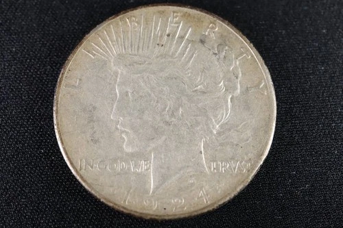 NobleSpirit 1924 S Silver Peace Dollar Choice AU Edge Toning
